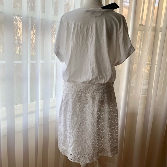 Jiya Eyelet T-Shirt Dress by Veronica Beard - Picture 8 of 8